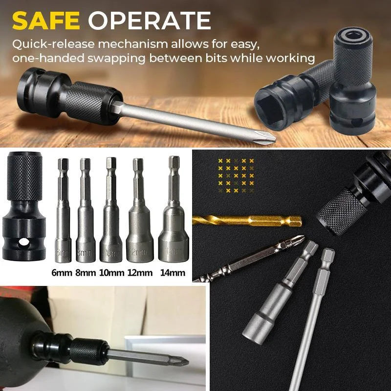 š„Last Day Big Sale 49% OFFš„ 1/4" Hex Shank Socket Converterļ¼BUY 3 GET 5 FREEļ¼