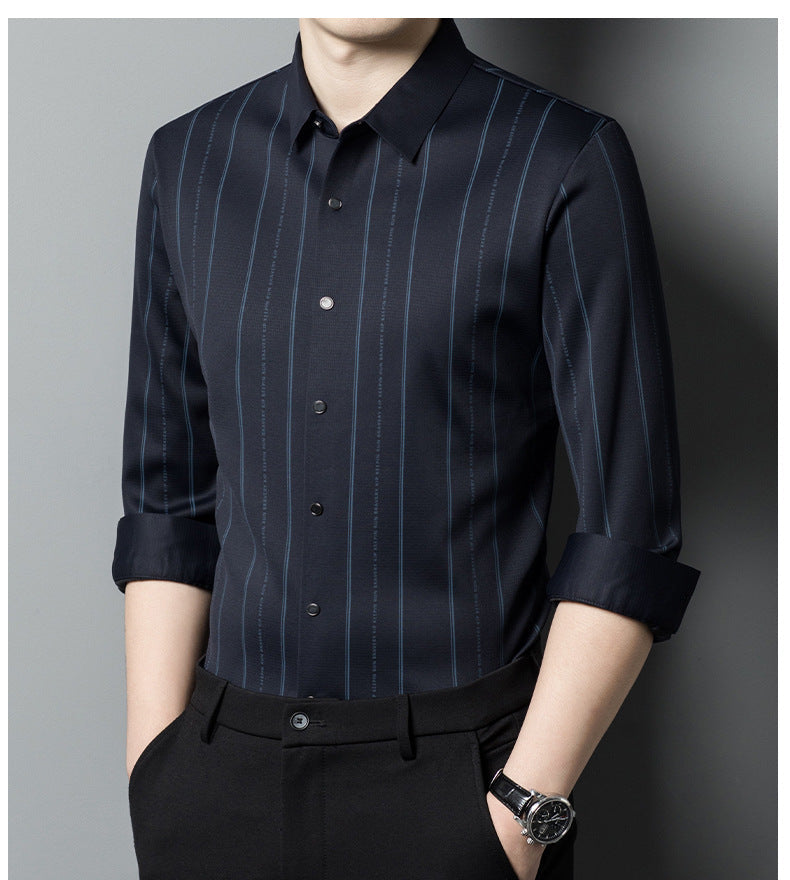 🔥Men's Winter Padded Stretch Wrinkle-Free Shirt