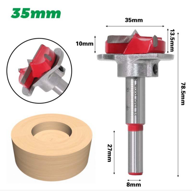 Carbide Adjustable Positioning Woodworking Hole Opener Flat Wing Drill Set