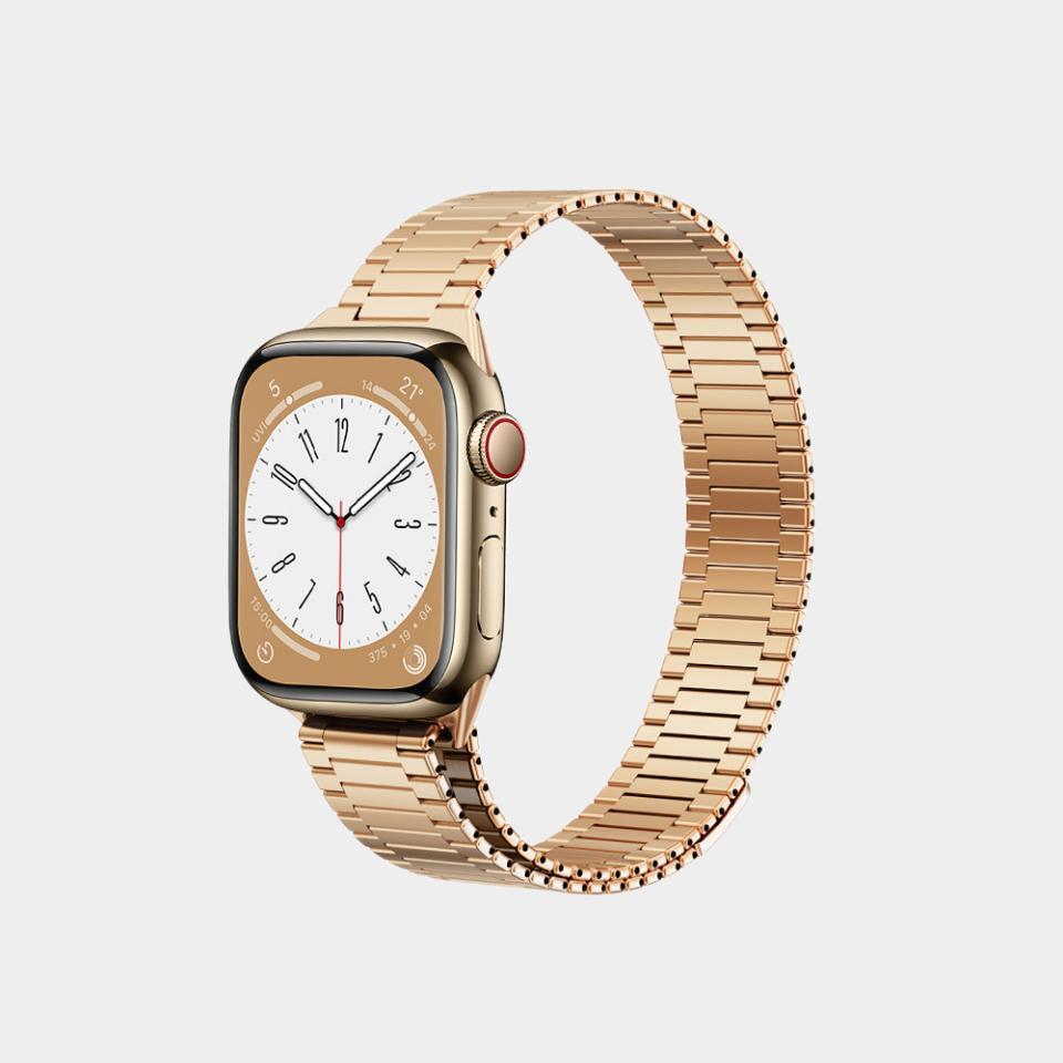 Bamboo Loopback Stainless Steel Band For Apple Watch