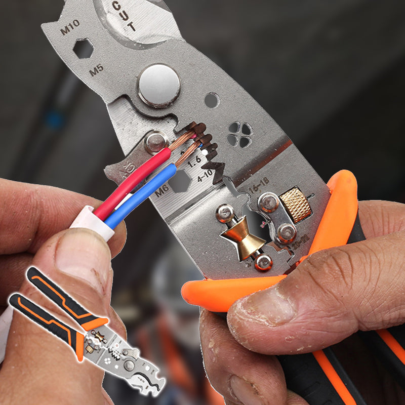 Multifunctional Wire Stripper Crimping Pliers