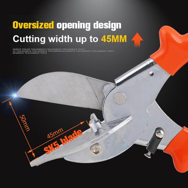 Multifunctional U-shaped Edge Banding Wire Trough Angle Scissors