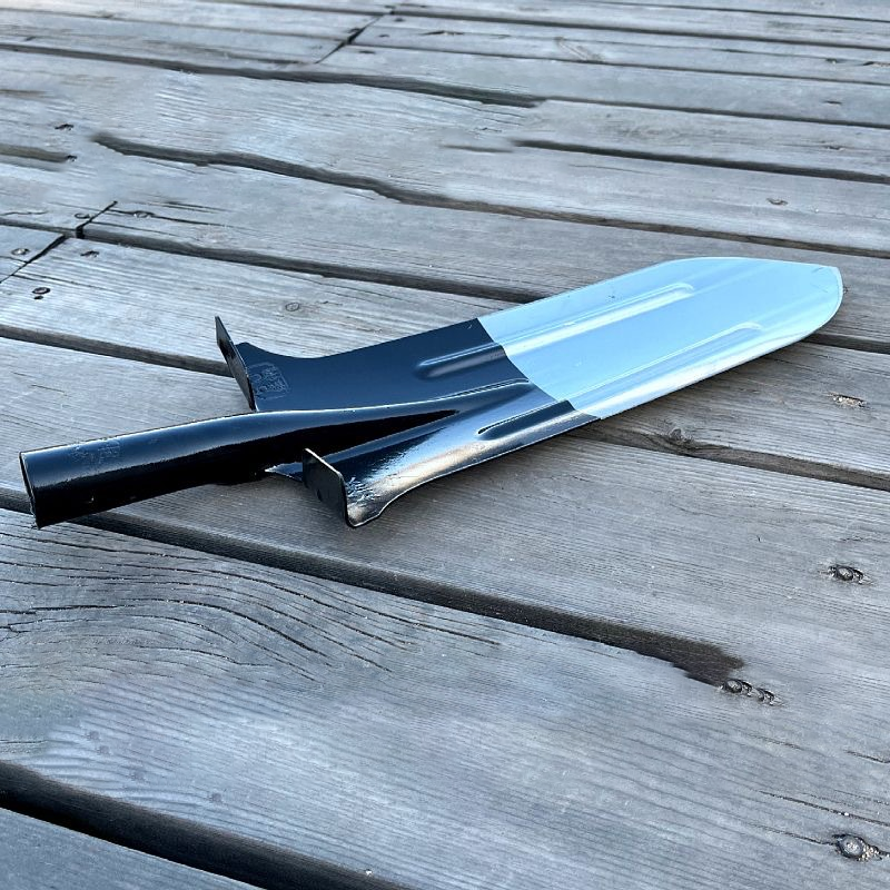 All Steel Extended Thickened Narrow Mouth Pointed Shovel