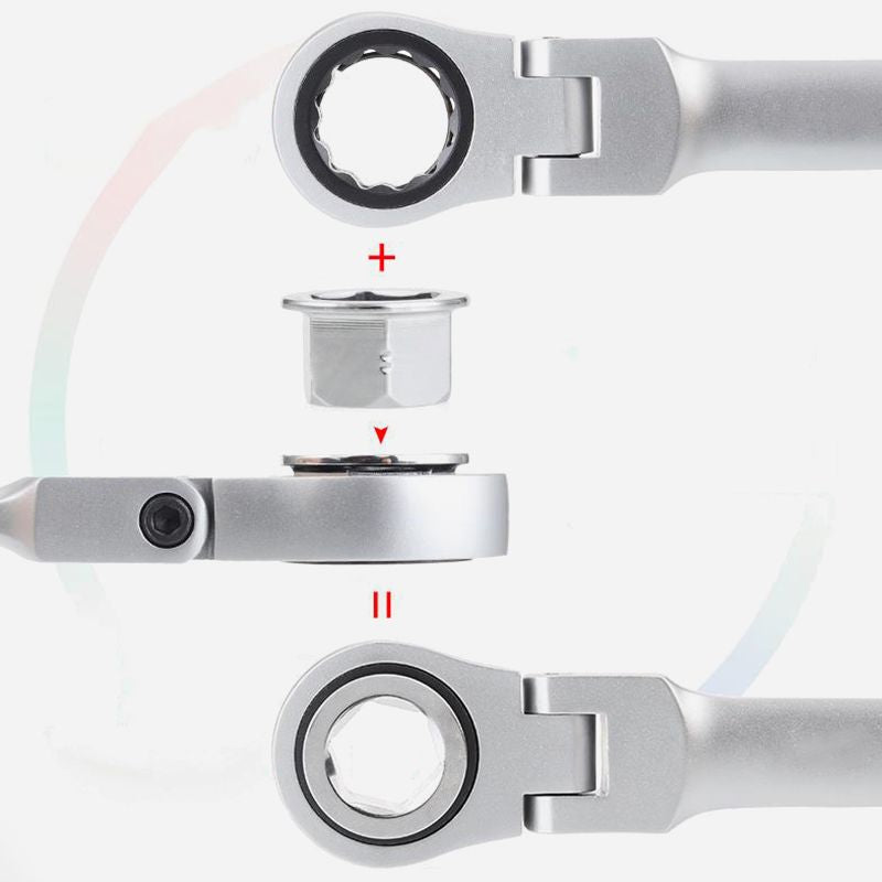 15pcs Adjustable Ratchet Wrench Kit(50%OFF)