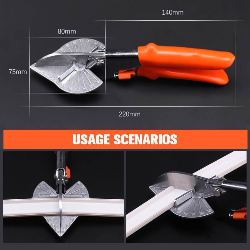 Multifunctional U-shaped Edge Banding Wire Trough Angle Scissors