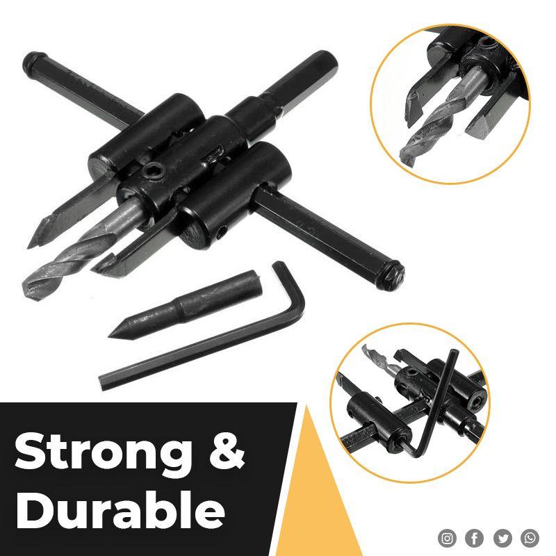 Adjustable Alloy Blade Gypsum Board Hole Opener