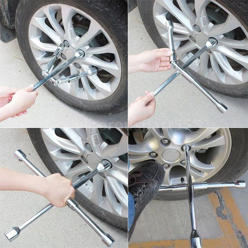 Cross Folding Emergency Wrench