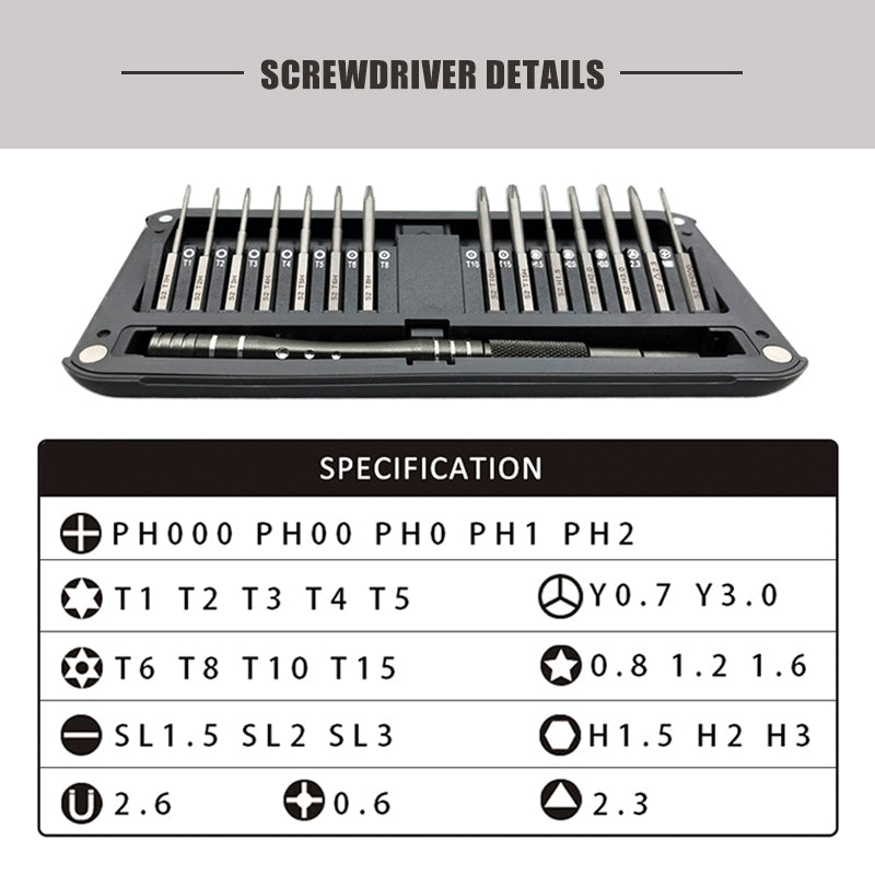 30 IN 1 SCREWDRIVER SET