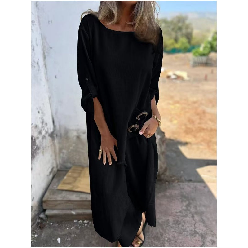 🔥2025 NEW SALES - 50% OFF🔥Women's Irregular Dress and Loose Fit Pants (2-Piece Set)