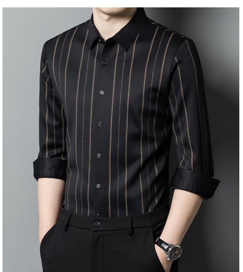 🔥Men's Winter Padded Stretch Wrinkle-Free Shirt