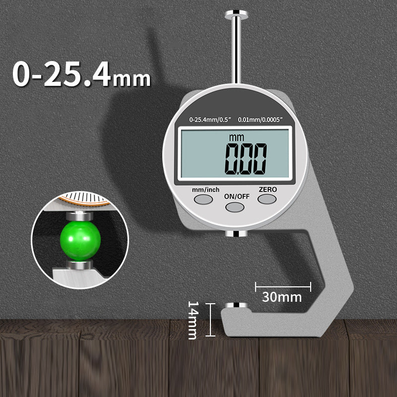 Digital Thickness Gauge with LCD Display