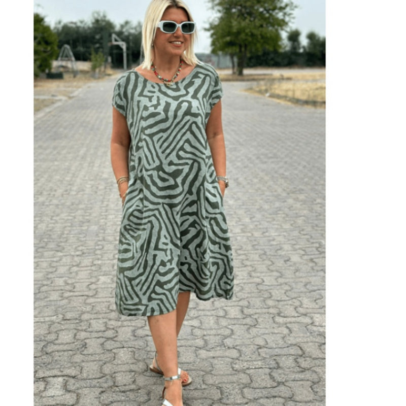 ๐2025 New Boho Vintage Casual Printed Dress