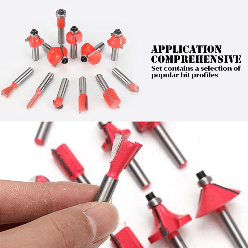 Tungsten Steel Alloy Cutter Head Slotting and Trimming Set