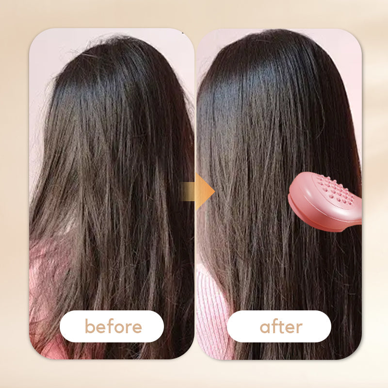 Scalp Massage Comb with Retractable Bristle