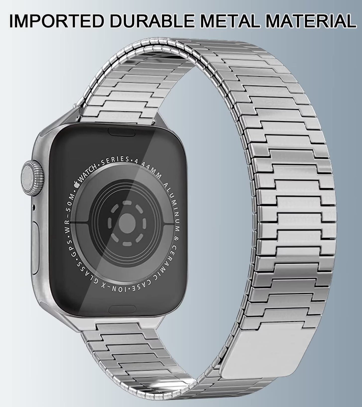 Bamboo Loopback Stainless Steel Band For Apple Watch