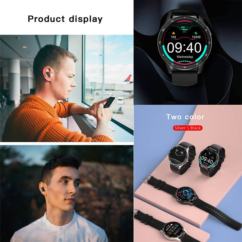 🔥50% OFF🔥2-In-1 Smart Watch With Earphones