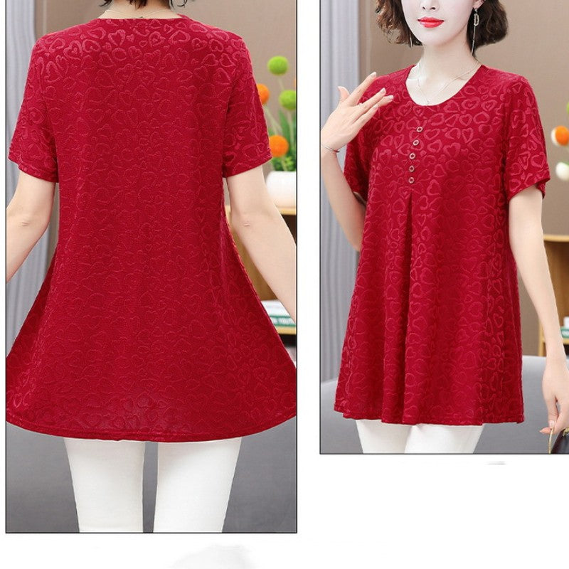 Women's Summer Loose Short Sleeve T-Shirt(50% OFF)