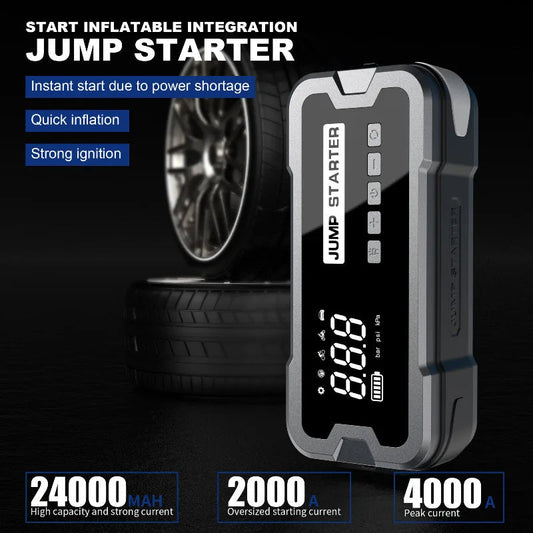 🔌️ Power Up: All-in-One Car Jump Starter!