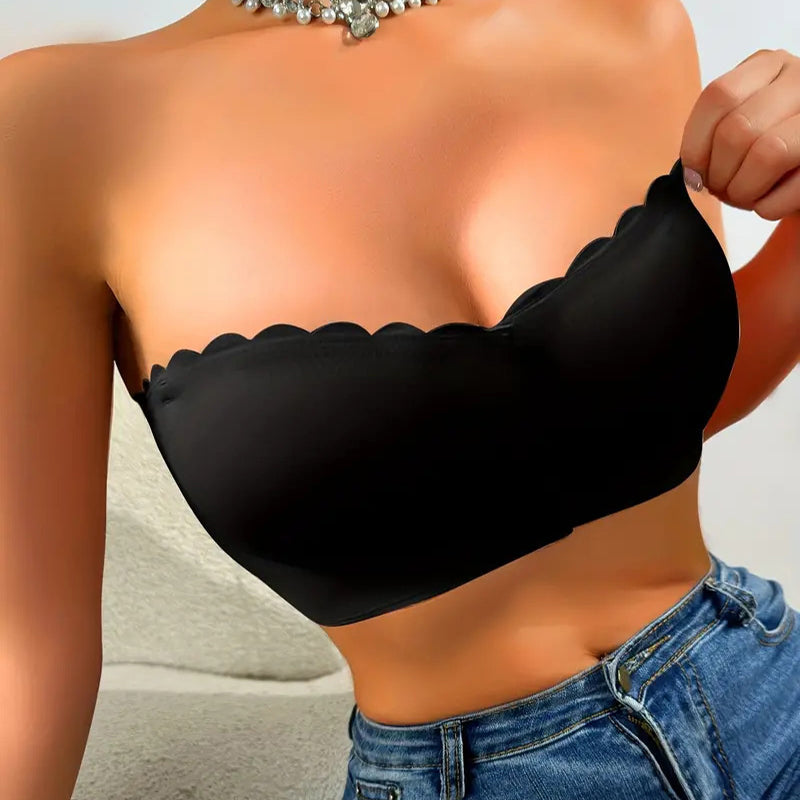 ๐ฅBUY 1 GET 1๐ฅ Seamless Front Closure Strapless Bandeau Bra โ Comfort & Support All Day! ๐