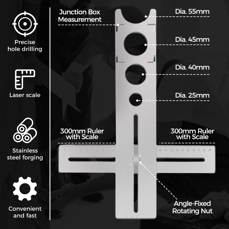 Stainless Steel Adjustable Tile Opening Positioner