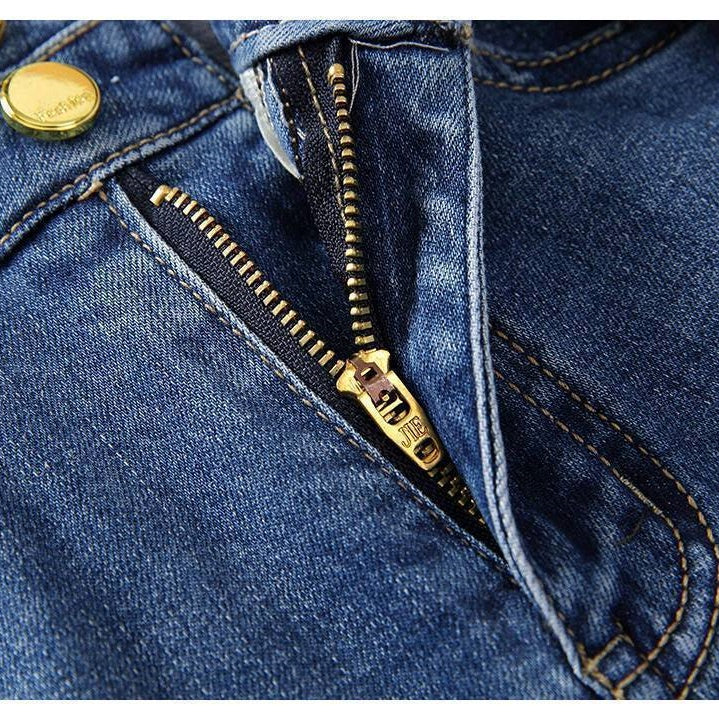 ✨New Arrival✨High-Waisted Flared Denim Jeans with Split Hem