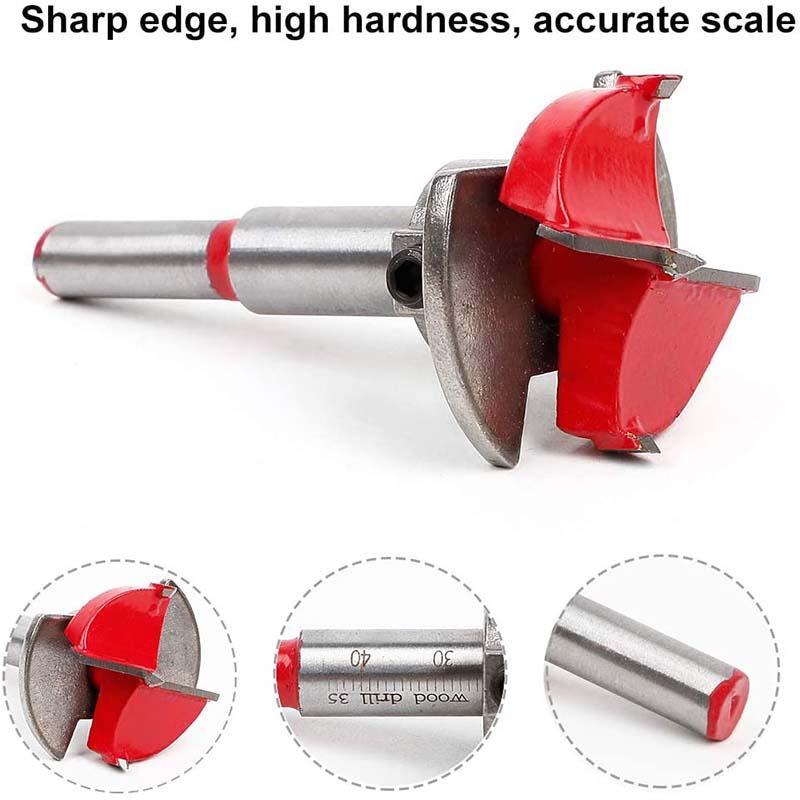 Carbide Adjustable Positioning Woodworking Hole Opener Flat Wing Drill Set