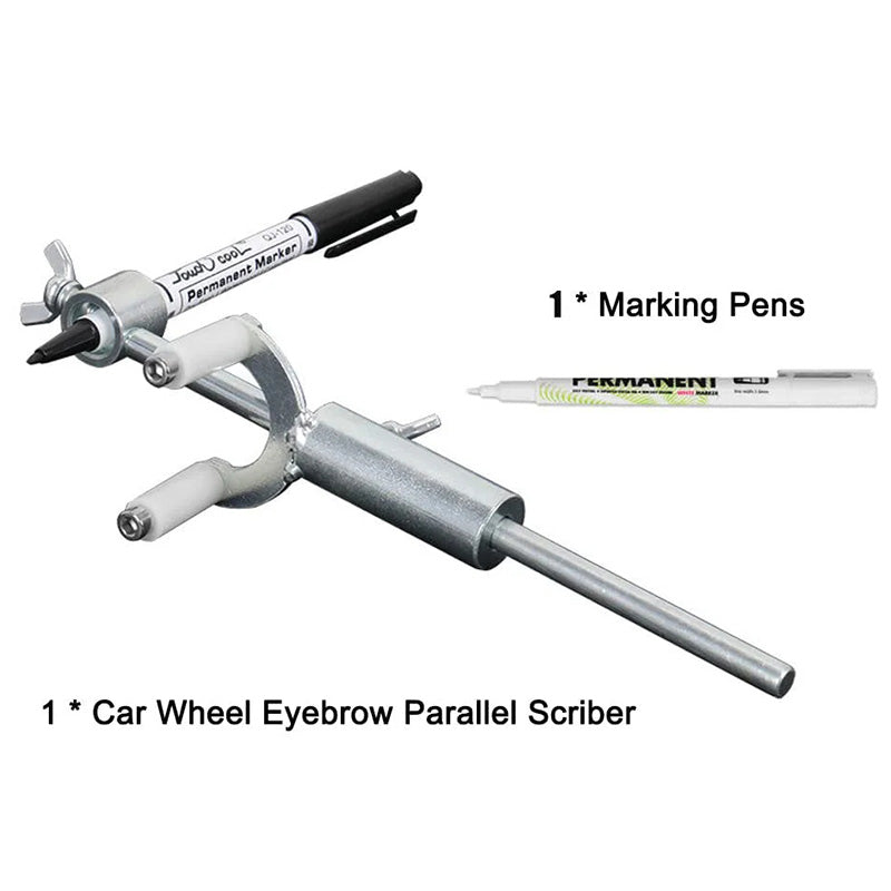 Car Wheel Eyebrow Scriber Sheet Metal Dent Repair Tool