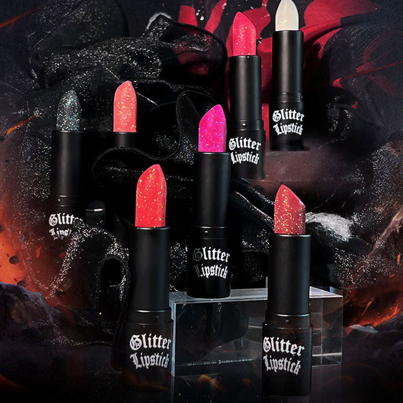 Matte Permanent Lipstick With Fine Glitters(50% OFF)