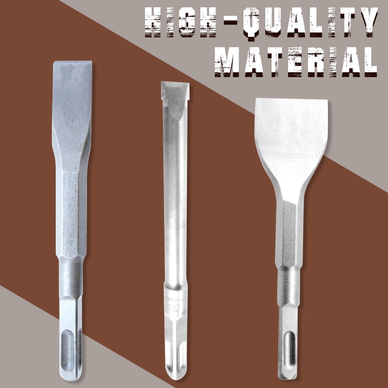 Electric Pick Hexagonal Shank Impact Drill Bit Extended Slotted Pick