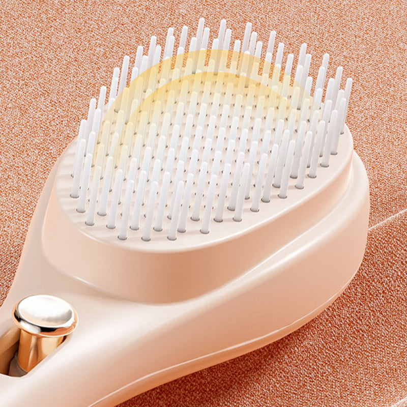 Scalp Massage Comb with Retractable Bristle