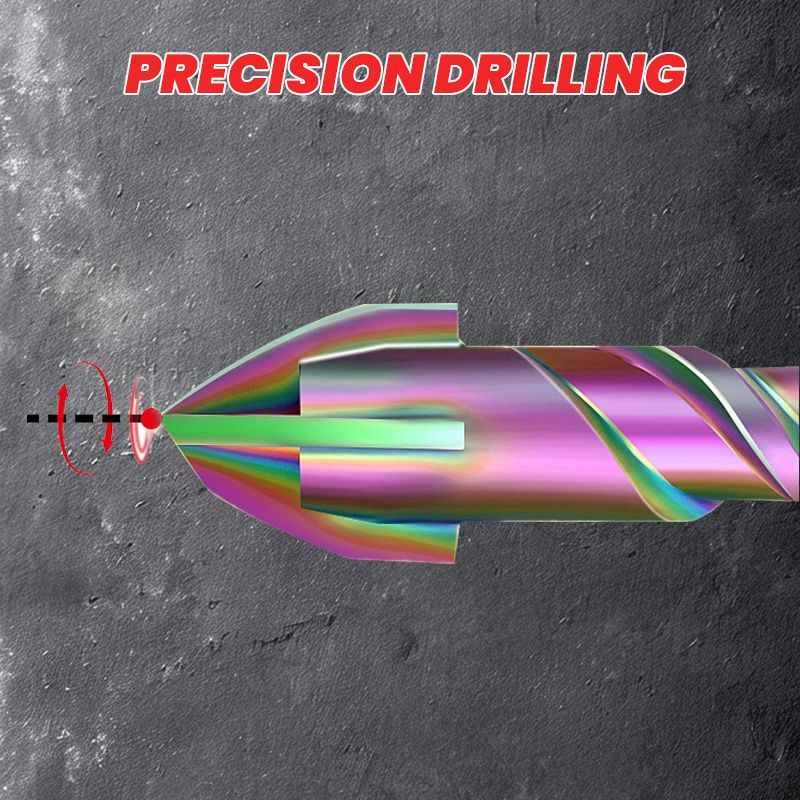 Titanium Coated Spiral Four-blade Eccentric Drill Bits