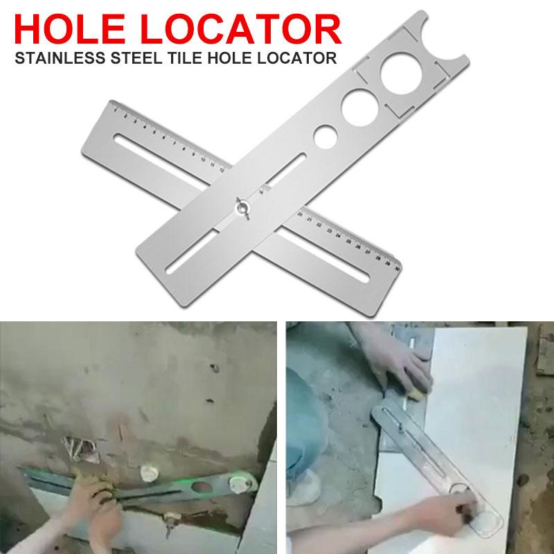 Multifunctional Universal Stainless Steel Adjustable Positioning Ruler