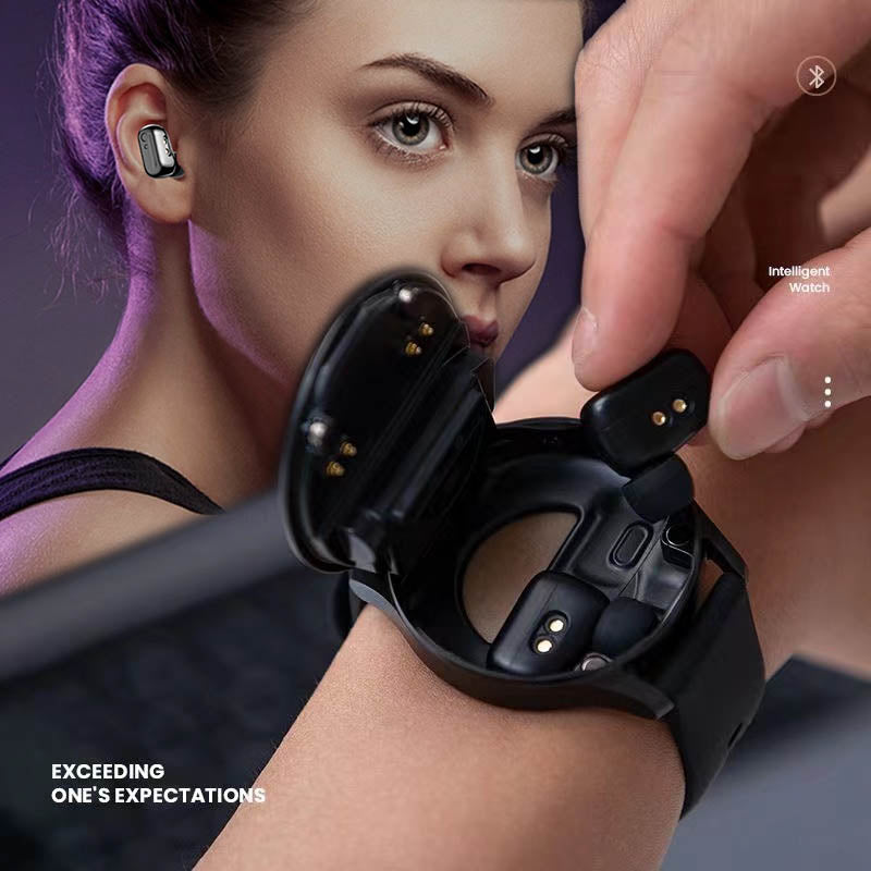 🔥50% OFF🔥2-In-1 Smart Watch With Earphones