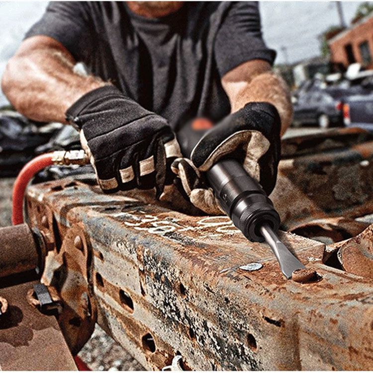 Hand-held Pointed Hammer Grooving and Rust Removal Impact Air Shovel Hammer Tool