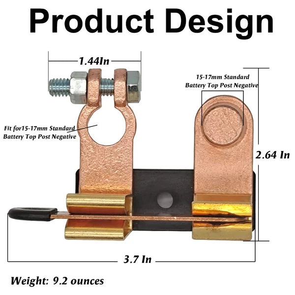 Vehicle Battery Pile Fuse Modified Brass Breaker