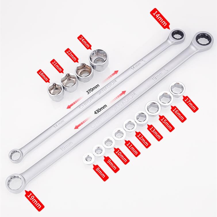15pcs Adjustable Ratchet Wrench Kit(50%OFF)