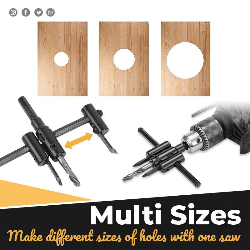 Adjustable Alloy Blade Gypsum Board Hole Opener