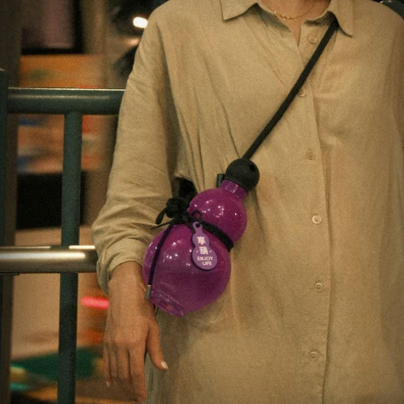 Retro Gourd-Shaped Water Bottle for Sports & Travel