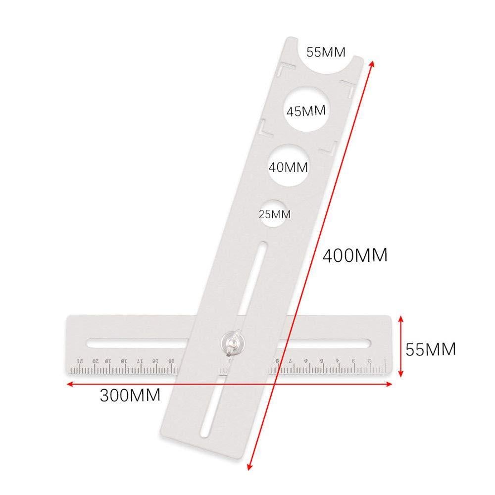 Multifunctional Universal Stainless Steel Adjustable Positioning Ruler