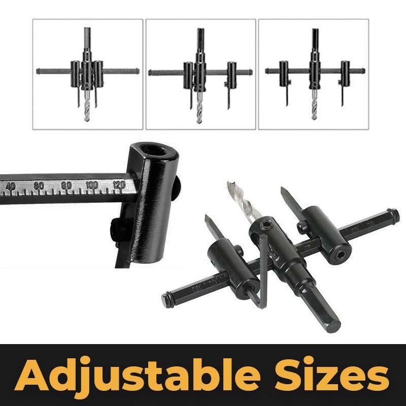 Adjustable Alloy Blade Gypsum Board Hole Opener