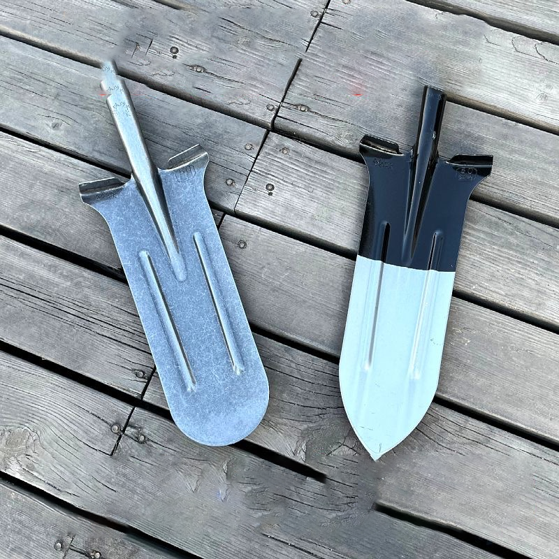 All Steel Extended Thickened Narrow Mouth Pointed Shovel