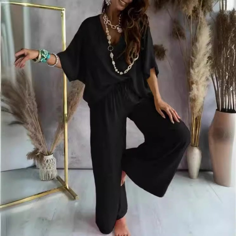 đ„50% OFFđ„Womenâs Casual Loose Solid Color Suit