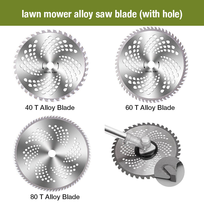 40 teeth, 60 teeth, 80 teeth Lawn Mower Alloy Saw Blade (Inner Hole Diameter 254mm)