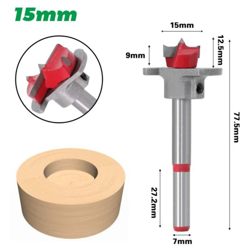 Carbide Adjustable Positioning Woodworking Hole Opener Flat Wing Drill Set