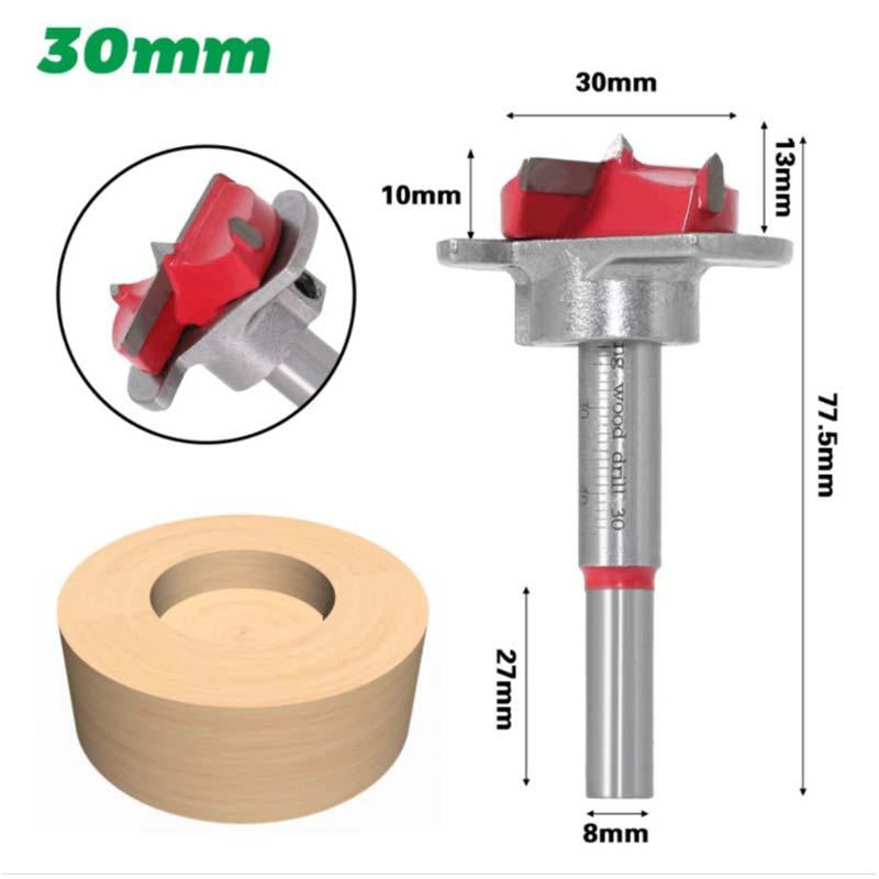 Carbide Adjustable Positioning Woodworking Hole Opener Flat Wing Drill Set