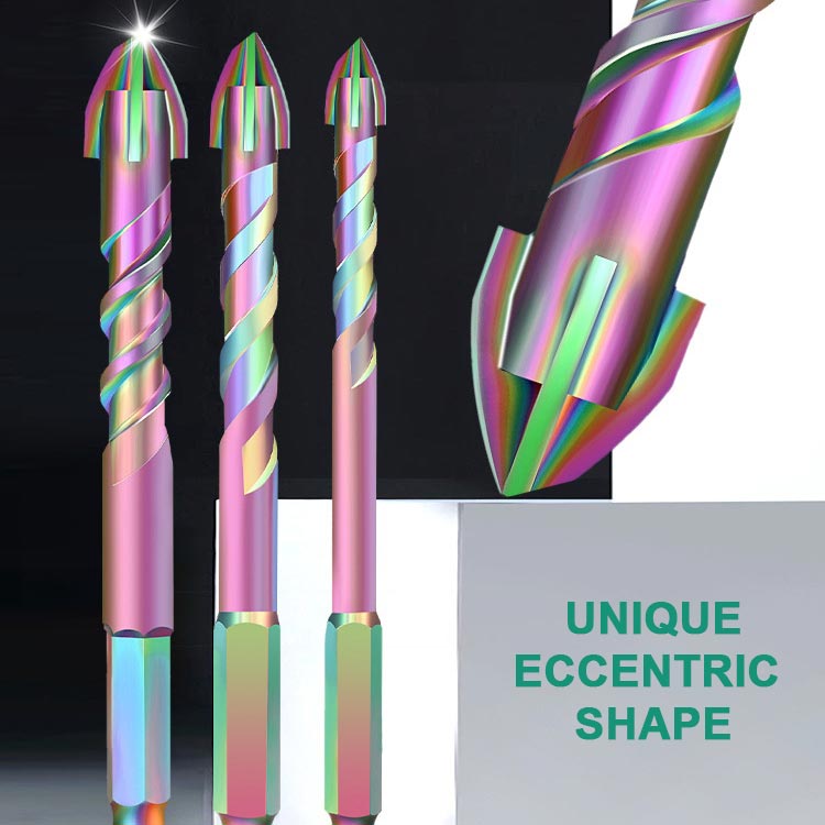 Titanium Coated Spiral Four-blade Eccentric Drill Bits