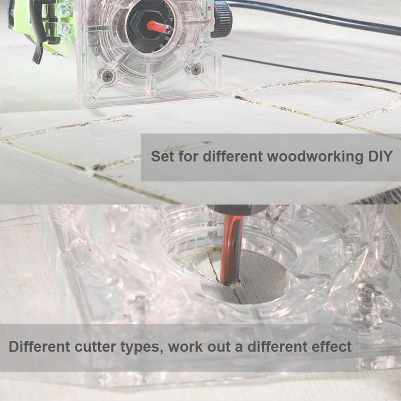 Tungsten Steel Alloy Cutter Head Slotting and Trimming Set