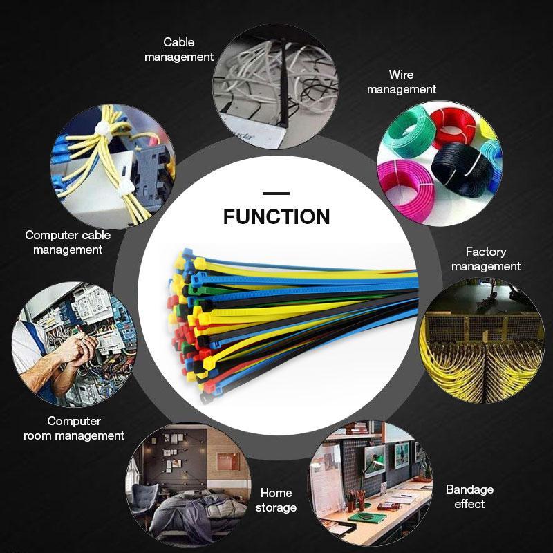 Colored Nylon Cable Zip Ties