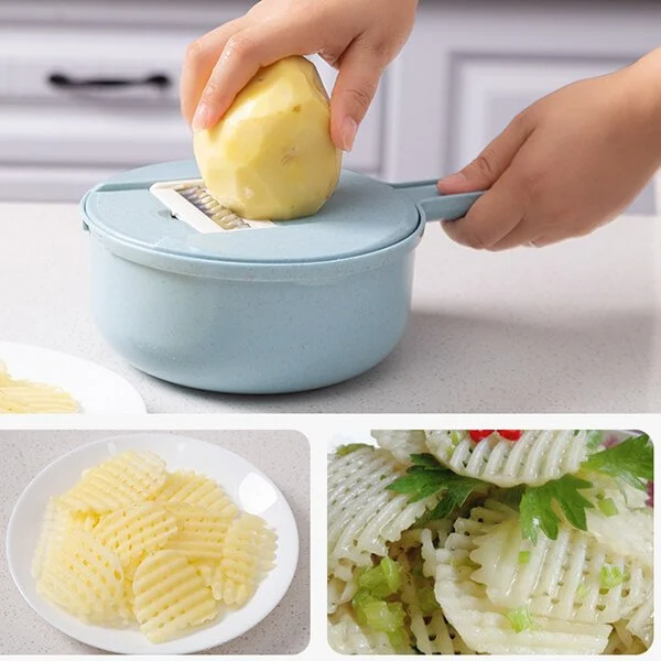 12 Pcs/ Sets Multi-Function Vegetable Slicer (50% OFF)