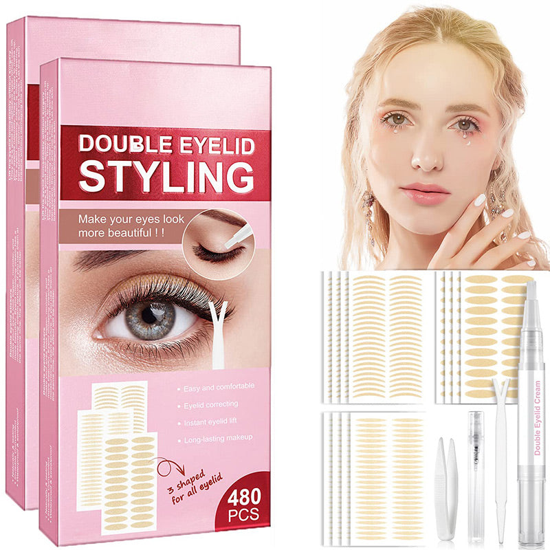 šHot SalešInvisible Waterproof 480PCS Double Eyelid Tape